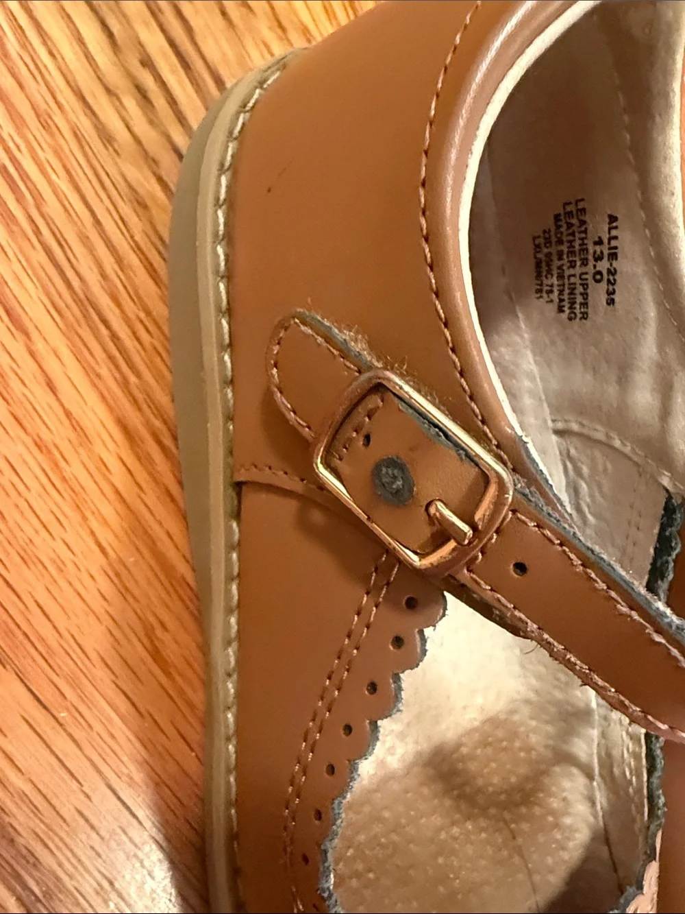 FootMates Girls' Brown Mary Jane Dress Shoes